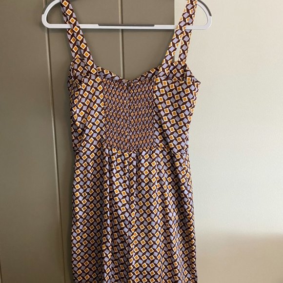 Reformation Fonda Silk Dress Colorful - Picture 7 of 8